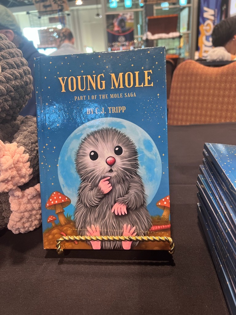Young Mole book at AutCon