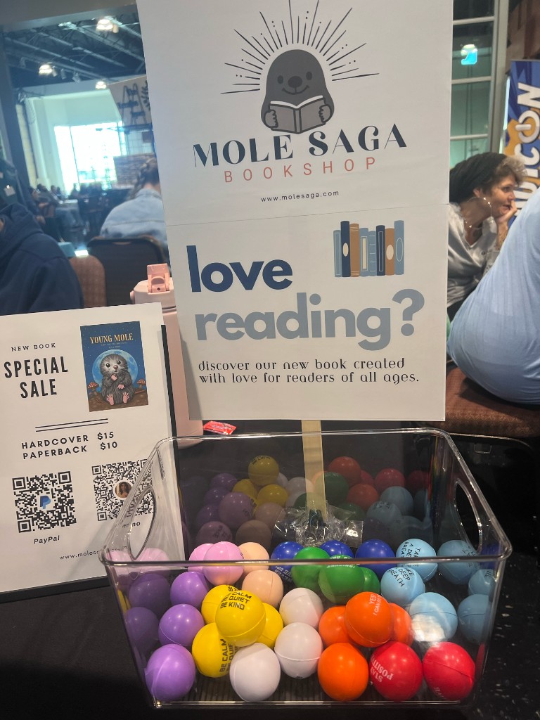 Mole Saga booth at AutCon
